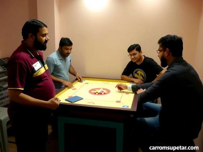 Carrom Superstar Indian Meetup Carrom Superstar Offline Meetup - Players gathered to play and interact