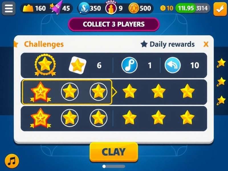 Carrom Superstar Daily Rewards Carrom Superstar Rewards - Showing a player collecting daily rewards and challenges